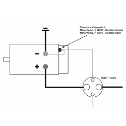 2006376M Motor 24V, 0,8 kW kamionske rampe - Ama, MBB Palfinger